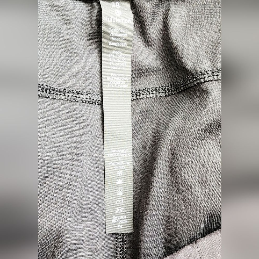 LULULEMON ABC Pant Slim DESIGNED FOR ON THE MOVE MEN SIZE 38 WATER RESISTANT - Picture 5 of 16